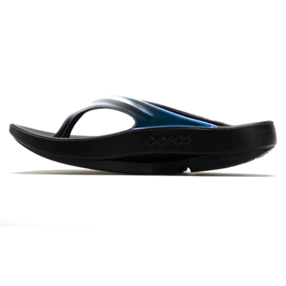 OOFOS Women's Frost OOlala Luxe Flip Flop Slippers Size 8 - Picture 2 of 10